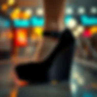 Magnificent Exploring Black Wedge Shoes in Size Four