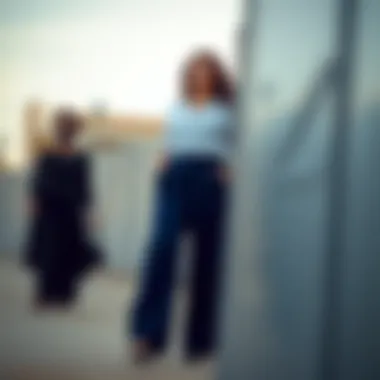 Magnificent Exploring Plus Size Navy Blue Wide Leg Pants: A Fashion Perspective