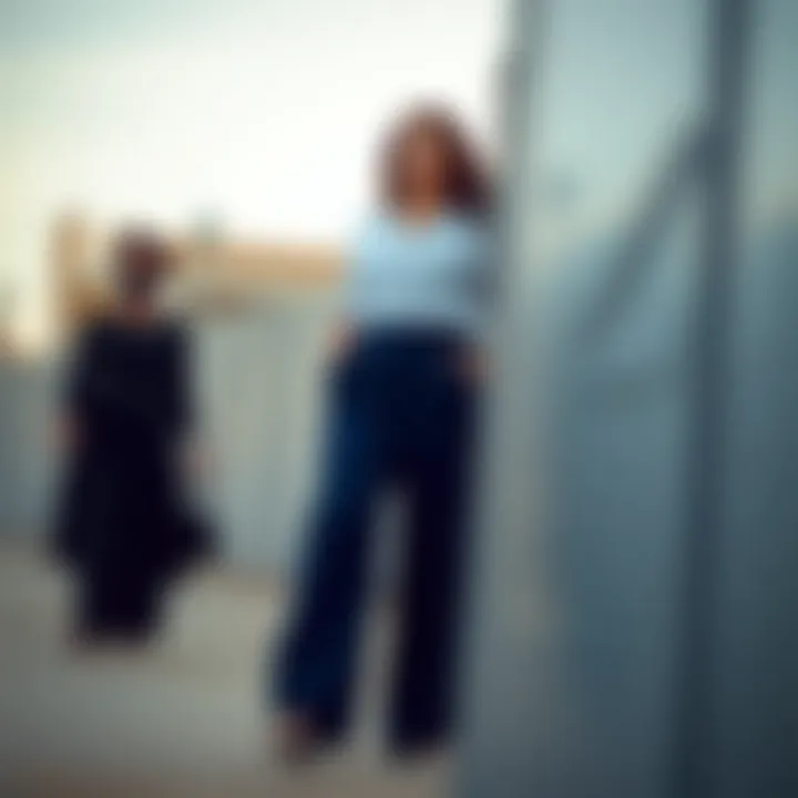 Magnificent Exploring Plus Size Navy Blue Wide Leg Pants: A Fashion Perspective