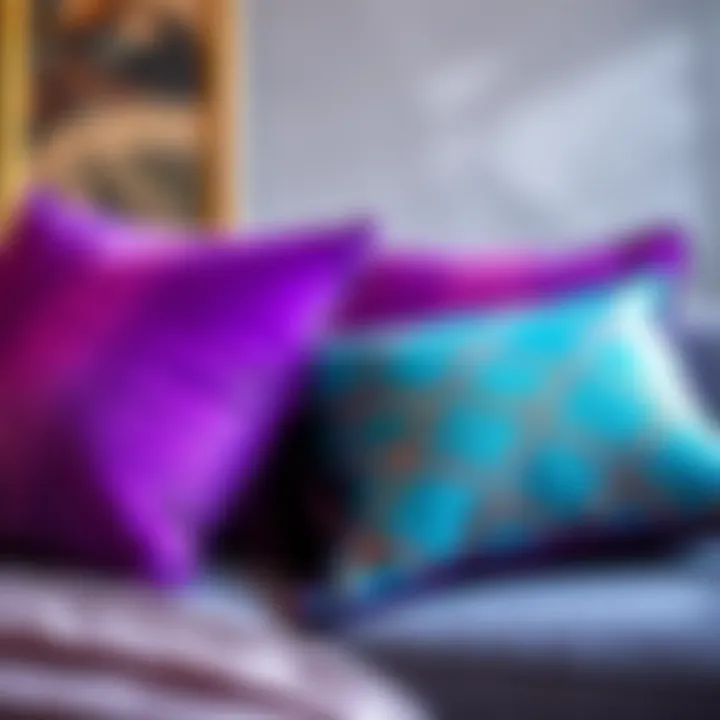 Magnificent Exploring the Aesthetic Appeal of Purple and Turquoise Pillows