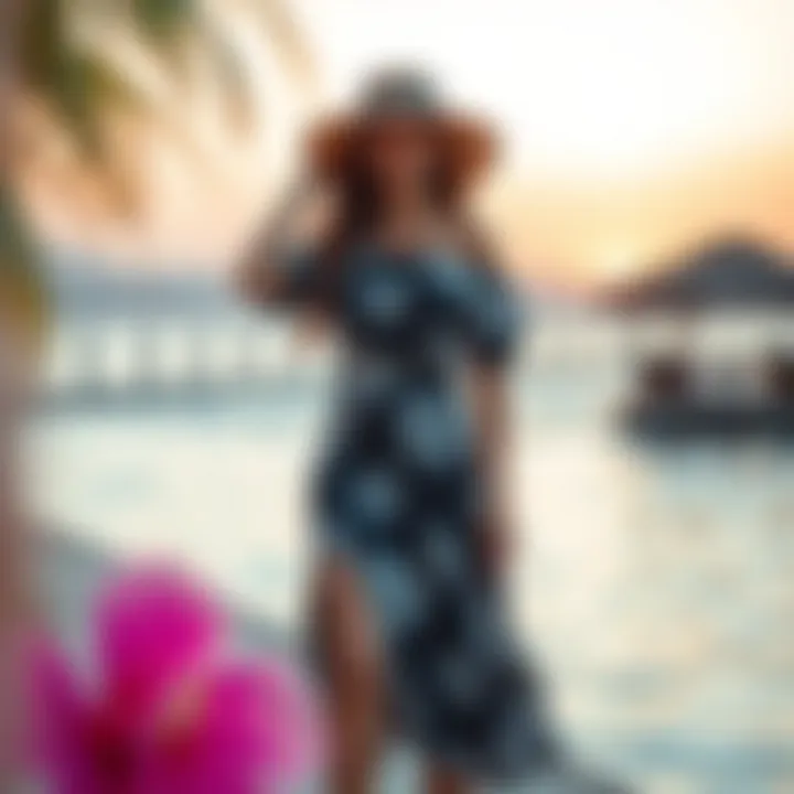 Magnificent Exploring the Allure of Black and White Tropical Dresses