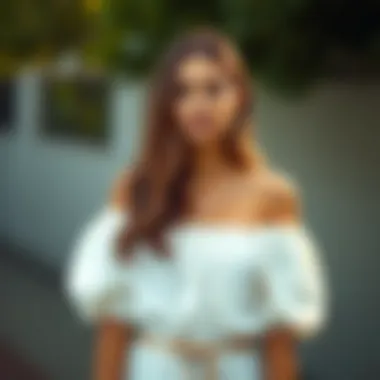 Magnificent The Allure of the White Off-the-Shoulder Peasant Blouse