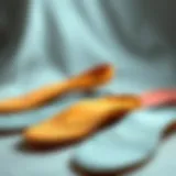 Innovative Designs of Adhesive Insoles Diverse designs of adhesive insoles showcasing various shapes and textures