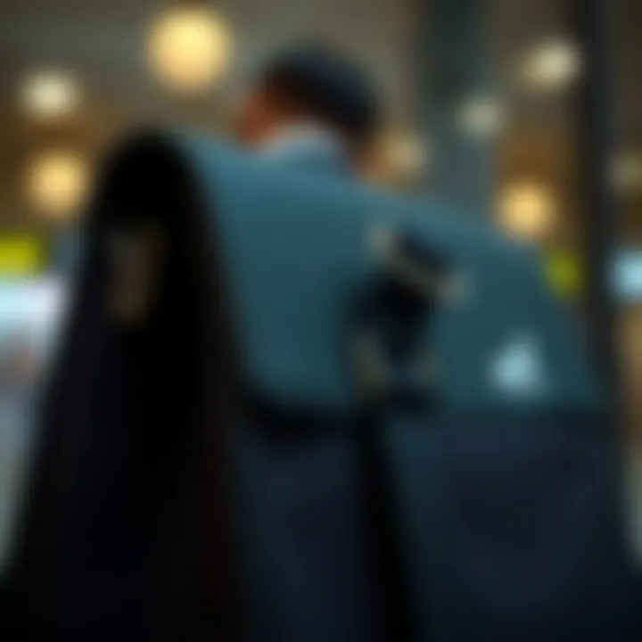 Fashion Meets Functionality Stylish adjustable moving strap on a designer bag