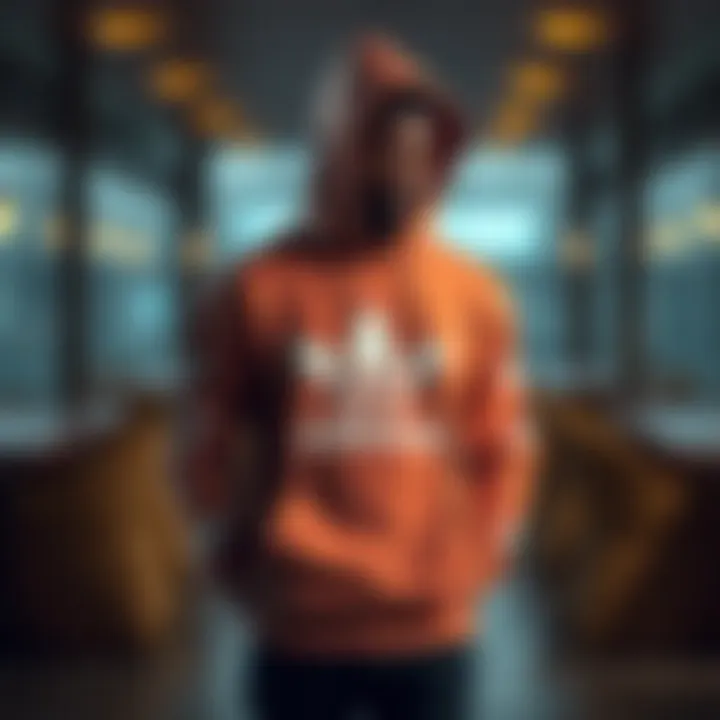 Contemporary Hoodie Design A stylish hoodie showcasing modern design elements