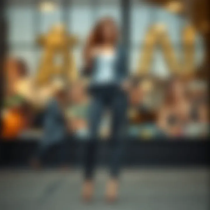 Multiple styling options for calf-length leggings