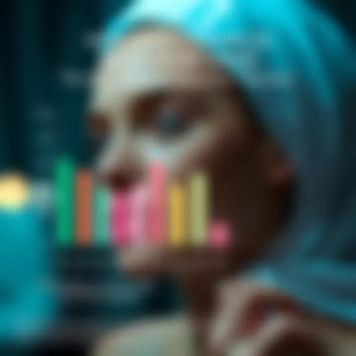 Demographic Insights on Facial Wand Usage Chart displaying demographic data regarding the use of facial wands in skincare.