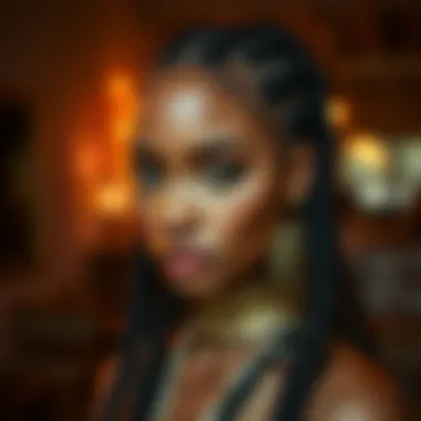 Versatile Styling Techniques for Double Braided Wigs Modern styling techniques for double braided wigs, highlighting versatility