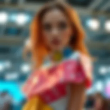 Creative application of double-sided hook tape in fashion design