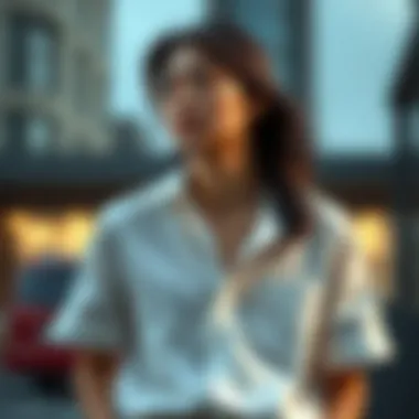 Contemporary Styles of the Dropped Hem Shirt Modern design variations of the dropped hem shirt