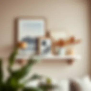 Creative Storage with Picture Ledge Decorative arrangement on large picture ledge, highlighting creative storage solutions