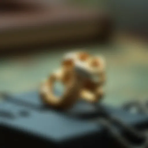 Intricate design of a scorpion ring highlighting craftsmanship