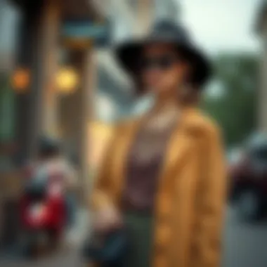 Outfit Complementation with Budget-Friendly Accessories A fashionable outfit complemented by budget-friendly accessories.