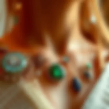 Unique Affordable Jewelry Enhancing Style A close-up of unique affordable jewelry pieces that enhance personal style.
