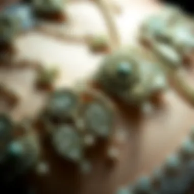 Intricate Belly Dance Accessories Close-up of intricately designed belly dance accessories and embellishments