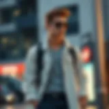 Stylish casual outfit for young men