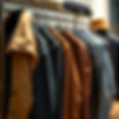 Key Wardrobe Essentials Wardrobe essentials displayed on a rack