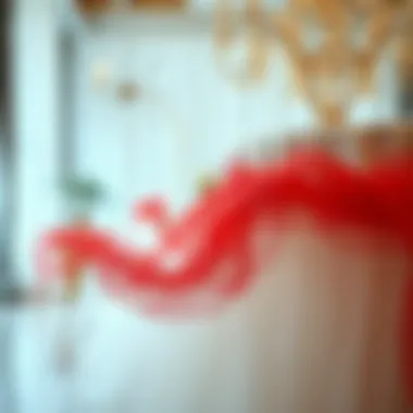 Creative applications of tulle in various decoration themes