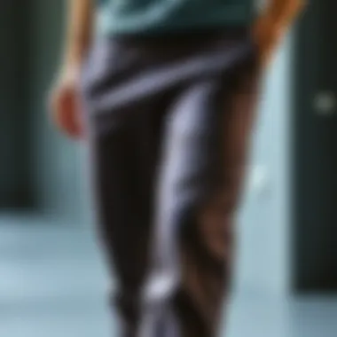 Fabric Choices for Optimal Performance and Comfort Diverse fabrics used in athletic pants showcasing breathability and comfort