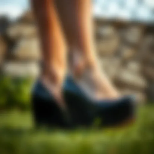 Exploring Black Wedge Shoes in Size Four Introduction