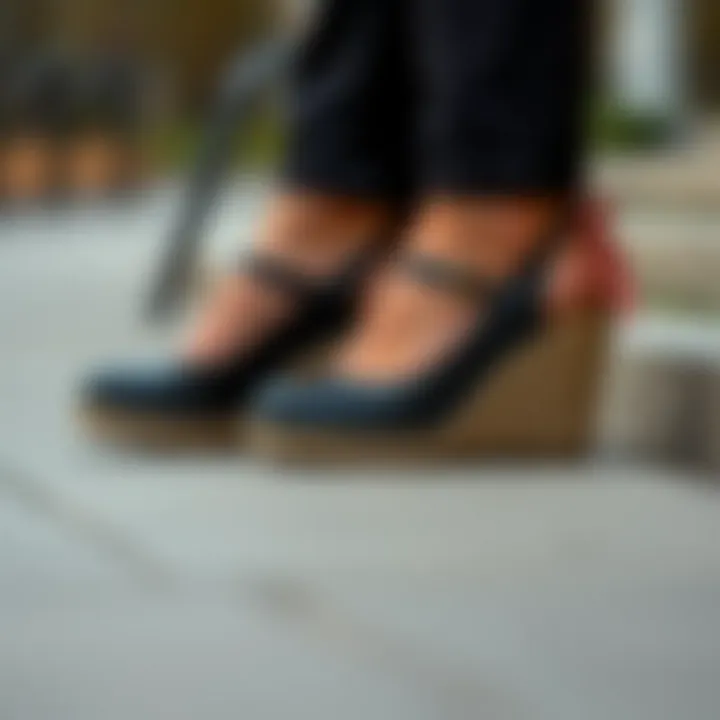 Exploring Black Wedge Shoes in Size Four Summary