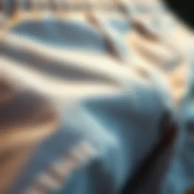 Close-up of boyshorts fabric showcasing texture