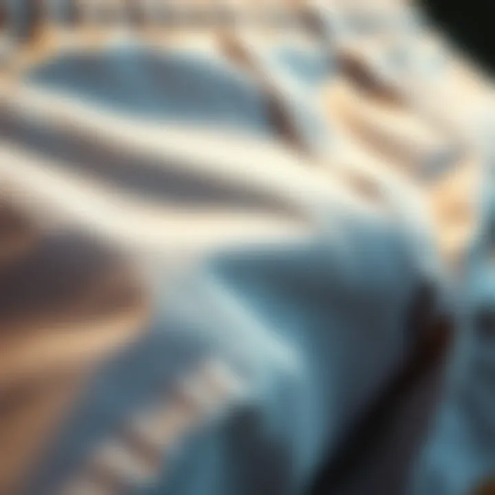 Close-up of boyshorts fabric showcasing texture