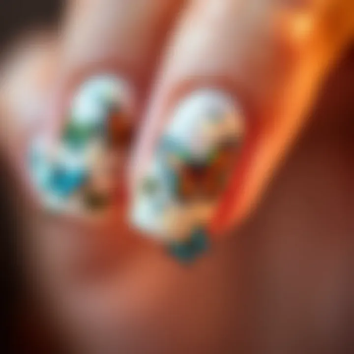 DIY Butterfly Decal Nail Art Tutorial A DIY tutorial for creating nail art with butterfly decals