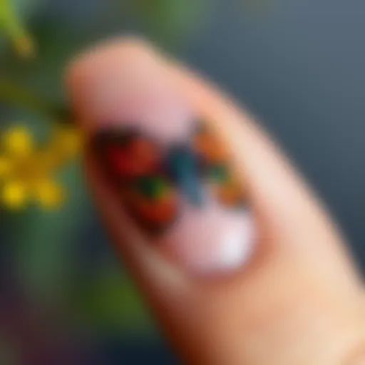 A vibrant butterfly decal design showcasing intricate patterns and colors