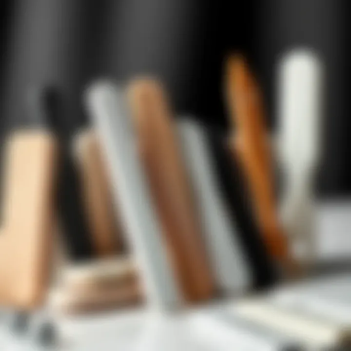 Variety of diamond emery boards displayed elegantly