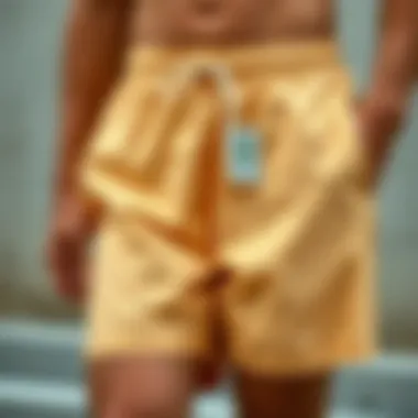 Sustainable Choices in Athletic Wear Eco-friendly drawstring gym shorts with sustainable tags