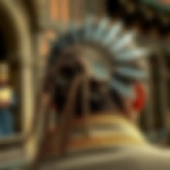 A historical depiction of dread clips usage
