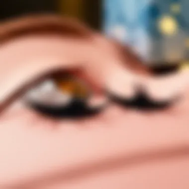 Unique Design of Dual Magnetic Lashes Elegant display of dual magnetic lashes showcasing their unique design