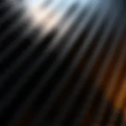 Close-up view of forged carbon fiber vinyl texture