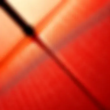 Close-up of fabric demonstrating UV protection capabilities