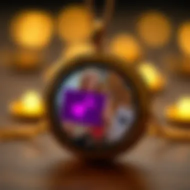Sentimental Value in Personalized Accessories Close-up of customized memory locket showcasing sentimental keepsakes