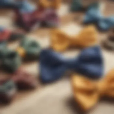 Vintage bow tie styles from fashion history