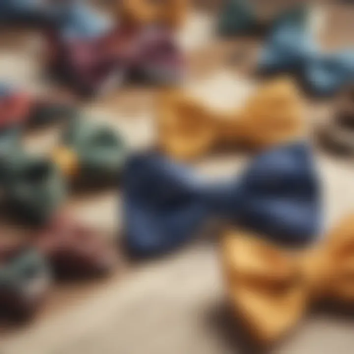 Vintage bow tie styles from fashion history