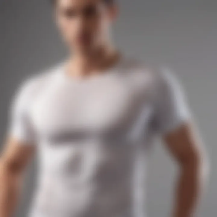 Stylish undershirt showcasing modern design