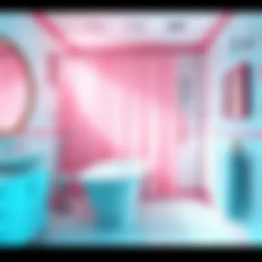 Notable Exploring Pink Bathroom Sets and Shower Curtains
