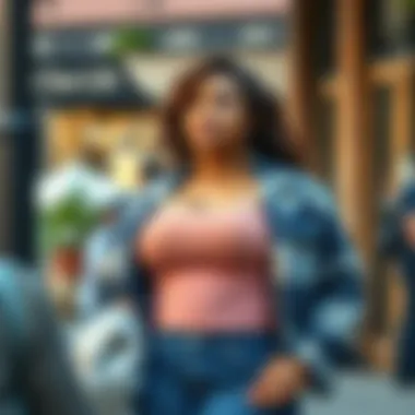 Confidence in Daily Life A person confidently wearing a wrap waist trainer while engaging in a daily activity, radiating confidence.