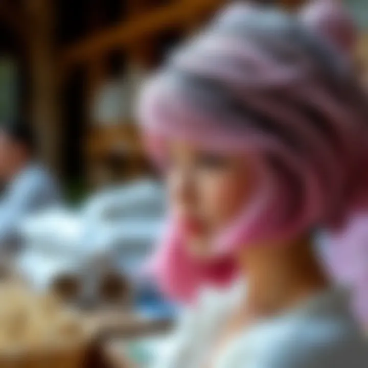 Sustainable materials used in creating ponyo hair