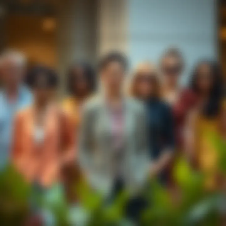 Diverse Styling with Short Sleeve Blazers Diverse group of individuals styled in short sleeve blazers