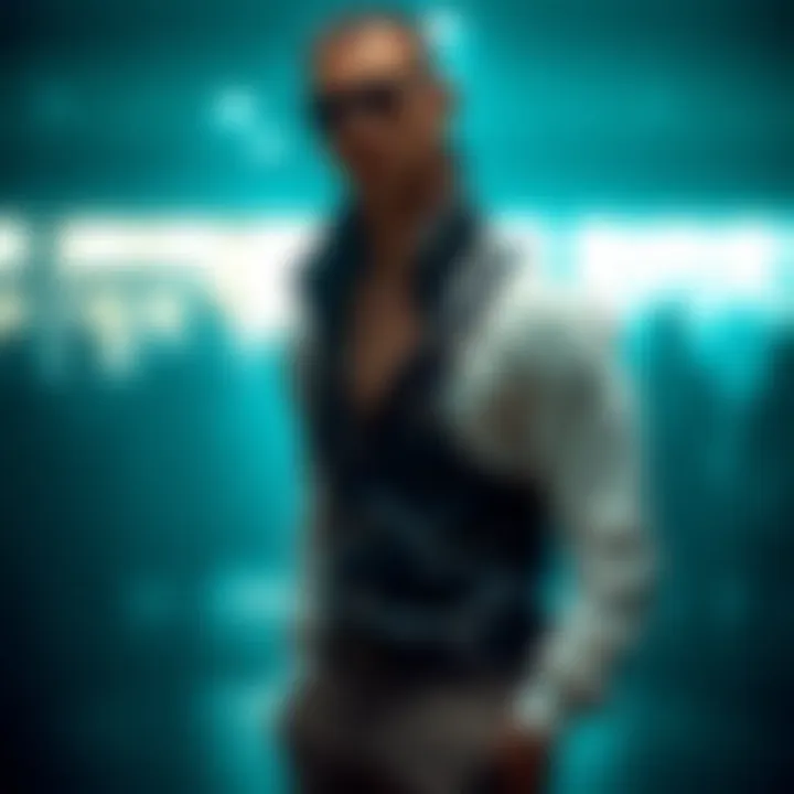 Modern Fashion Statement A contemporary styling of a leather body harness in fashion