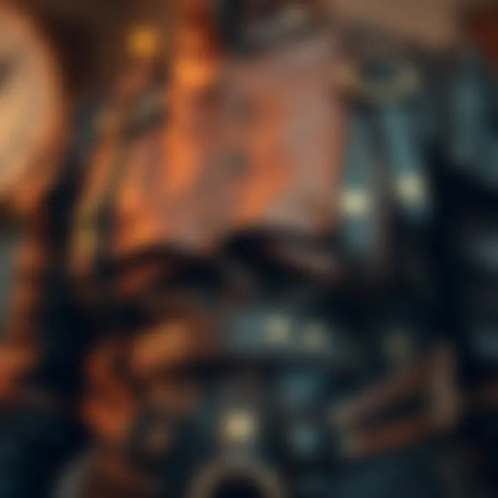 The Artistry of Leather Harnesses Intricate leather craftsmanship showcasing a harness