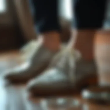 Elevating Style: Silk Shoelaces in Fashion Silk shoelaces paired with elegant footwear to highlight their appeal