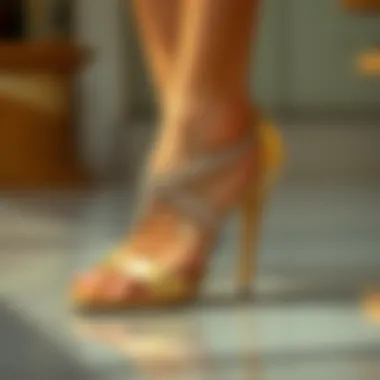 Dazzling sandals perfect for summer outings