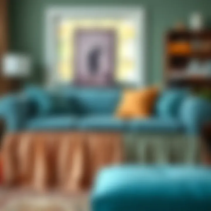 Color palette options for skirted sofa slipcovers displayed together