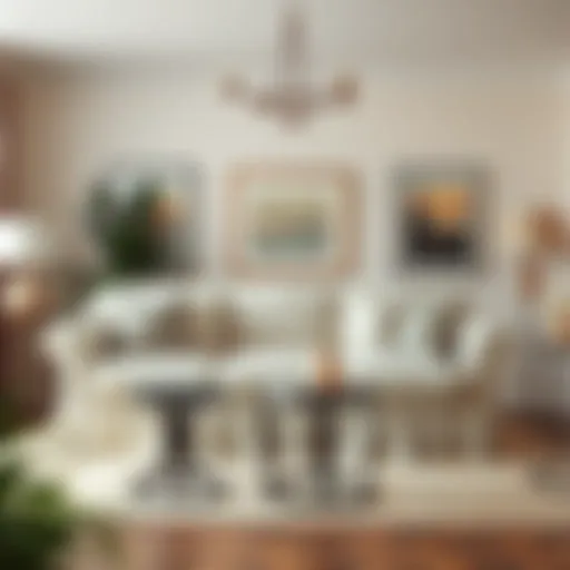 Elegant skirted sofa slipcover in a modern living room setting