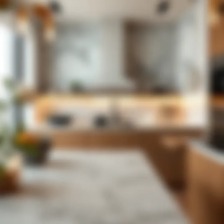 Exploring the Aesthetic Appeal of Marble Wallpaper for Kitchen Backsplashes Summary